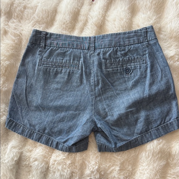 J. Crew Light Blue Cotton Women's Shorts - Picture 3 of 6